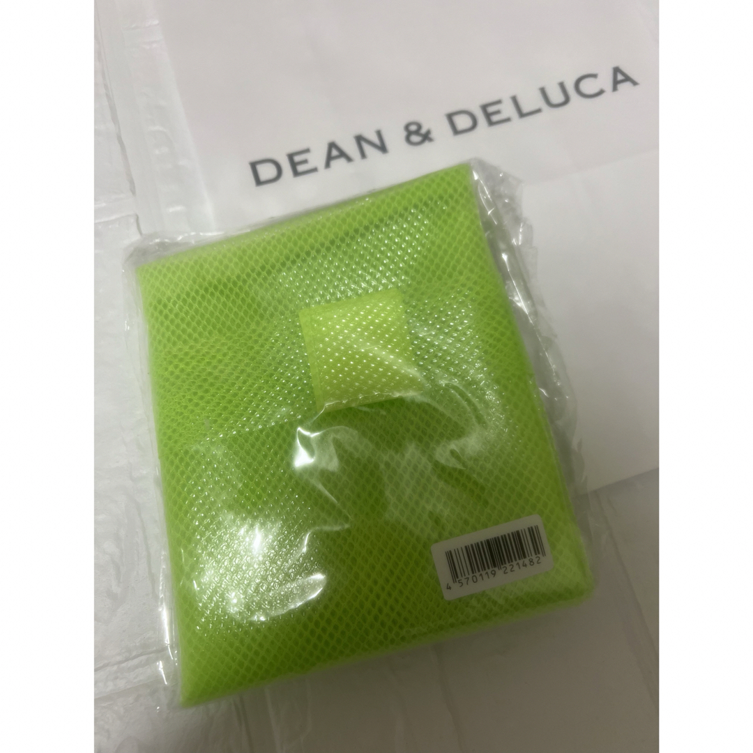 DEAN & DELUCA(ディーンアンドデルーカ)の新品未開封正規品DEAN&DELUCA ショッピングバッグ ライムグリーン レディースのバッグ(エコバッグ)の商品写真