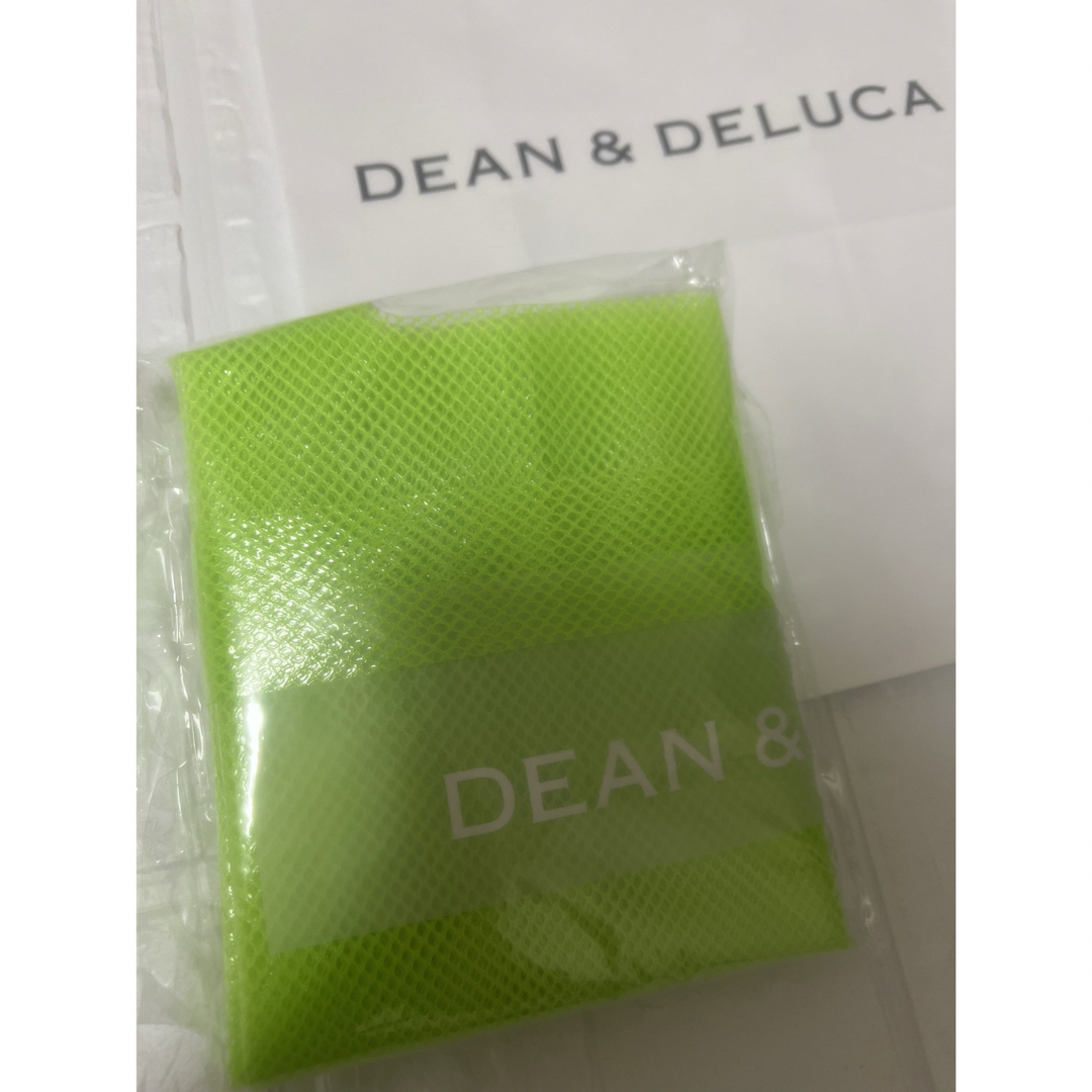 DEAN & DELUCA(ディーンアンドデルーカ)の新品未開封正規品DEAN&DELUCA ショッピングバッグ ライムグリーン レディースのバッグ(エコバッグ)の商品写真
