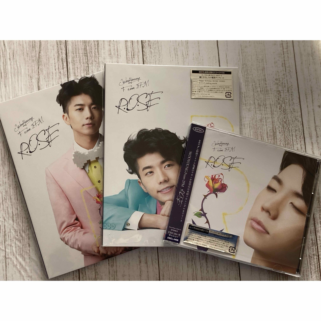 2PM(トゥーピーエム)のR．O．S．E．（初回生産限定盤BOX）3枚組 エンタメ/ホビーのCD(K-POP/アジア)の商品写真
