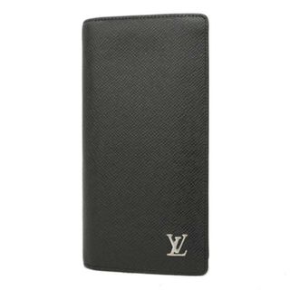 ルイヴィトン(LOUIS VUITTON)の【4fd3945】ルイヴィトン 長財布/タイガ/ポルトフォイユ ブラザ/M30285/ノワール【中古】メンズ(財布)