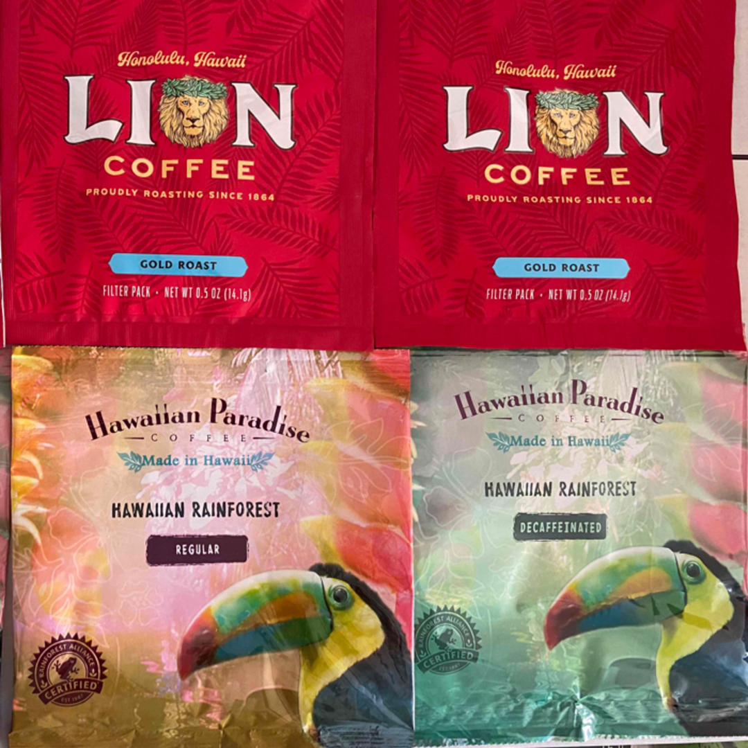 LION(ライオン)の未開封　ハワイコーヒー　LION coffee   6パック 食品/飲料/酒の飲料(コーヒー)の商品写真