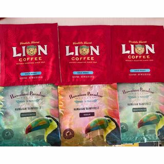 ライオン(LION)の未開封　ハワイコーヒー　LION coffee   6パック(コーヒー)