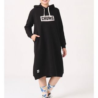 チャムス(CHUMS)の新品 CHUMS Long  Parka チャムス ワンピース　bgm(ひざ丈ワンピース)