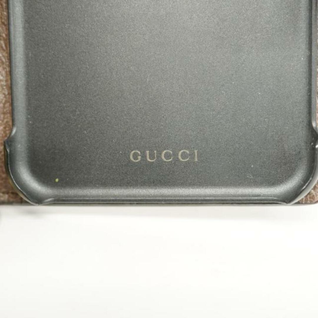 Gucci(グッチ)の★SALE 【4fd3998】グッチ/iPhoneケース/GGスプリーム/シェリーライン/オフィディア/523163 496334/PVC/レザー/ブラウン/ゴールド金具 【中古】 レディース レディースのファッション小物(その他)の商品写真