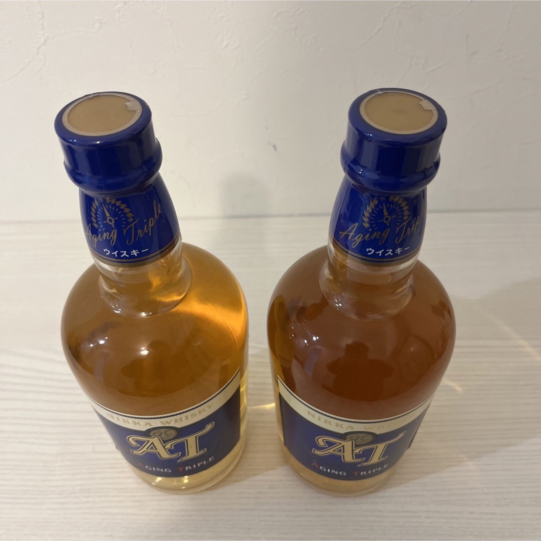 ニッカウヰスキー(ニッカウイスキー)のニッカ　AT(AGING TRIPLE) エイジングトリプル　2本　古酒 食品/飲料/酒の酒(ウイスキー)の商品写真