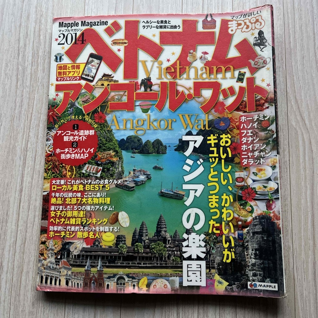 ベトナム　アンコール・ワット　２０１４　図書館除籍図書 エンタメ/ホビーの本(地図/旅行ガイド)の商品写真