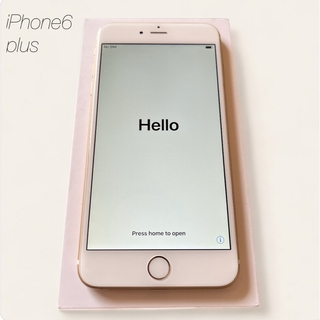 アイフォーン(iPhone)の中古品 Apple iPhon 6Plus 16GB ゴールド SIMロックあり(スマートフォン本体)