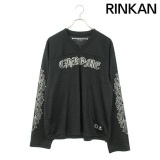 クロムハーツ(Chrome Hearts)のクロムハーツ  MESH WARM UP JERSEY CHプリントメッシュ長袖カットソー メンズ M(Tシャツ/カットソー(七分/長袖))