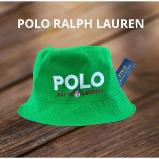 ポロラルフローレン(POLO RALPH LAUREN)のPOLO ラルフローレン　ハット　バケットハット　リバーシブル　米国購入　新品(ハット)