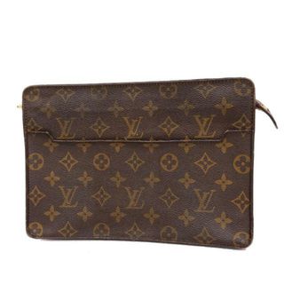 ルイヴィトン(LOUIS VUITTON)の【4fd3963】ルイヴィトン クラッチバッグ/モノグラム/ポシェットオム/M51795/ブラウン【中古】レディース(セカンドバッグ/クラッチバッグ)