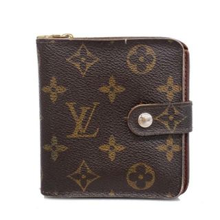 ルイヴィトン(LOUIS VUITTON)の★SALE 【4fd3964】ルイヴィトン 財布/モノグラム/コンパクトジップ/M61667/ブラウン【中古】レディース(財布)