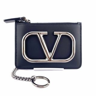 ヴァレンティノ(VALENTINO)の【美品】ヴァレンティノ　ガラヴァーニ　レザー　コインケース　メンズ　小銭入れ(コインケース/小銭入れ)