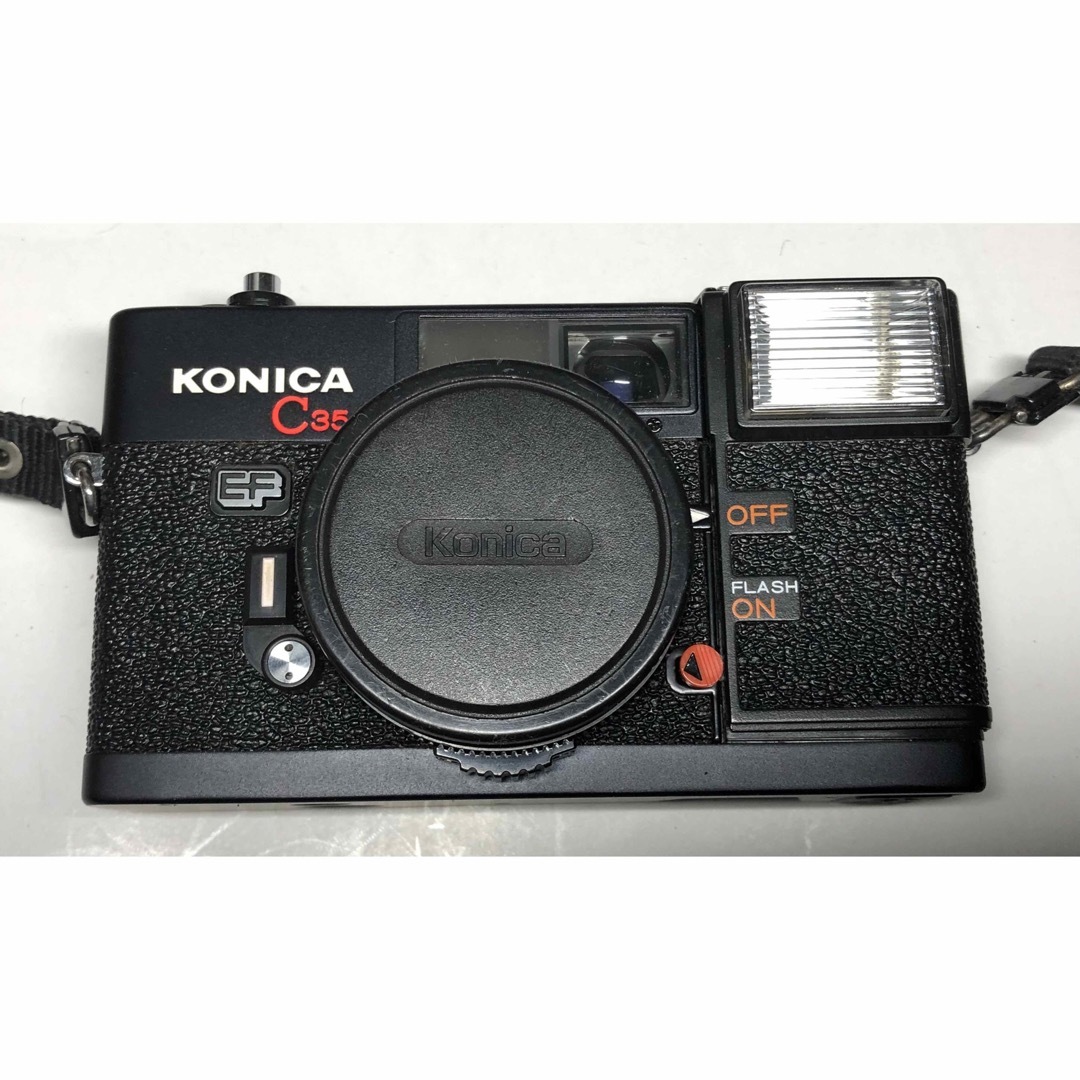 KONICA MINOLTA - 【完動品】KONICA C35 EF フィルムカメラ 動作確認