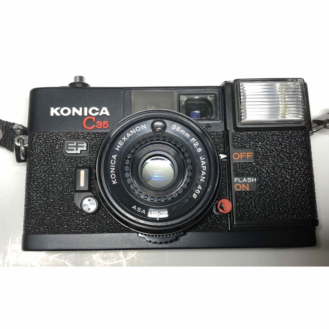 KONICA MINOLTA - 【完動品】KONICA C35 EF フィルムカメラ 動作確認