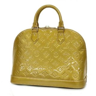 ルイヴィトン(LOUIS VUITTON)の【4fd4061】ルイヴィトン ハンドバッグ/ヴェルニ/アルマPM/M91751/ベージュプードル【中古】レディース(ハンドバッグ)