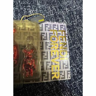 ベアブリック(BE@RBRICK)のメディコムトイ　ベアブリック　FENDI レッド　フィギュア　50%のみ(その他)