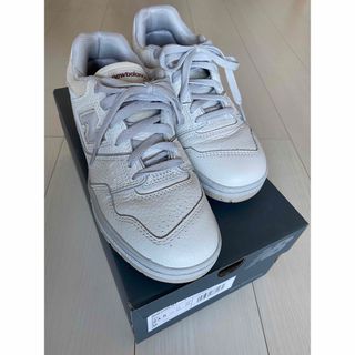 ニューバランス(New Balance)のニューバランス BB550LN1 ホワイト ワインレッド  23.5cm(スニーカー)