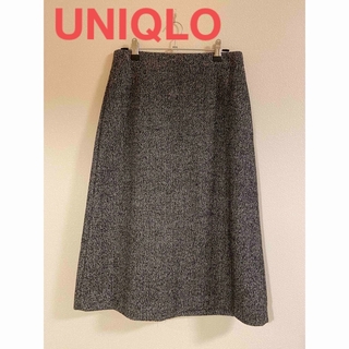 ユニクロ(UNIQLO)のAラインスリットスカート(ひざ丈スカート)