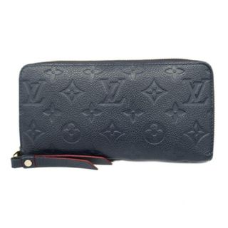 ルイヴィトン(LOUIS VUITTON)の【4fd4093】ルイヴィトン 長財布/モノグラム・アンプラント/ジッピーウォレット/M62121/マリーヌルージュ【中古】レディース(財布)