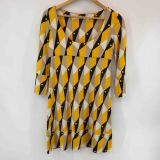 ダイアンフォンファステンバーグ(DIANE von FURSTENBERG)のDiane von FURSTENBERG ダイアンフォンファスティンバーグ レディース  ひざ丈ワンピース シルク100％(ひざ丈ワンピース)