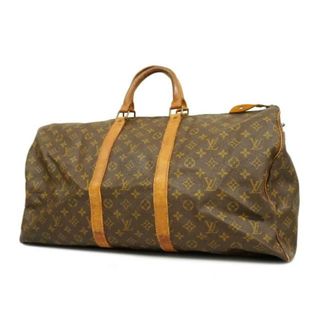 ルイヴィトン(LOUIS VUITTON)の【4fd4103】ルイヴィトン ボストンバッグ/モノグラム/キーポル55/M41424/ブラウン【中古】メンズ/レディース/ユニセックス(ボストンバッグ)