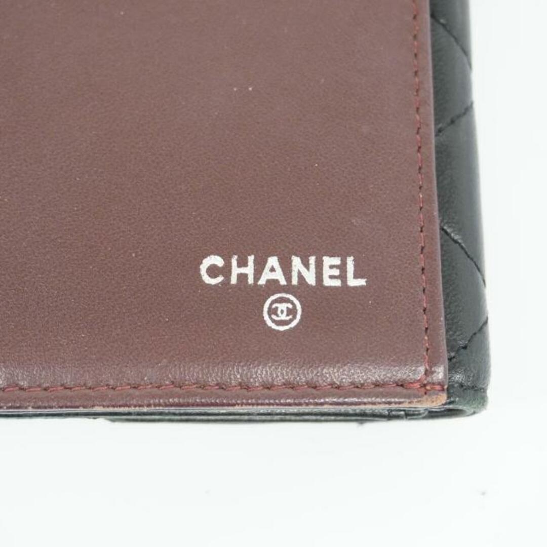 CHANEL(シャネル)の【4fd4125】シャネル 長財布/マトラッセ/ラムスキン/ブラック/シルバー金具 【中古】 レディース レディースのファッション小物(財布)の商品写真