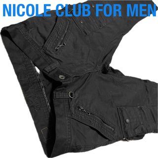 ニコルクラブフォーメン(NICOLE CLUB FOR MEN)のNICOLE CLUB FOR MEN ストレッチカーゴパンツ(ワークパンツ/カーゴパンツ)