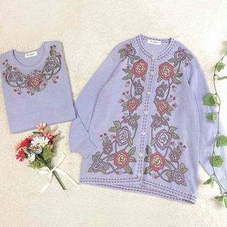 ミセスジャディーノ ︎✿ リネン刺繍入りアンサンブル 🌸