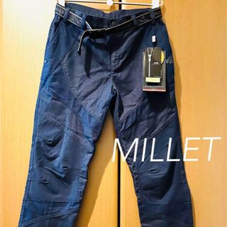 MILLET - MILLET ミレー レディース クロップドパンツ  ネイビー M～Lサイズ