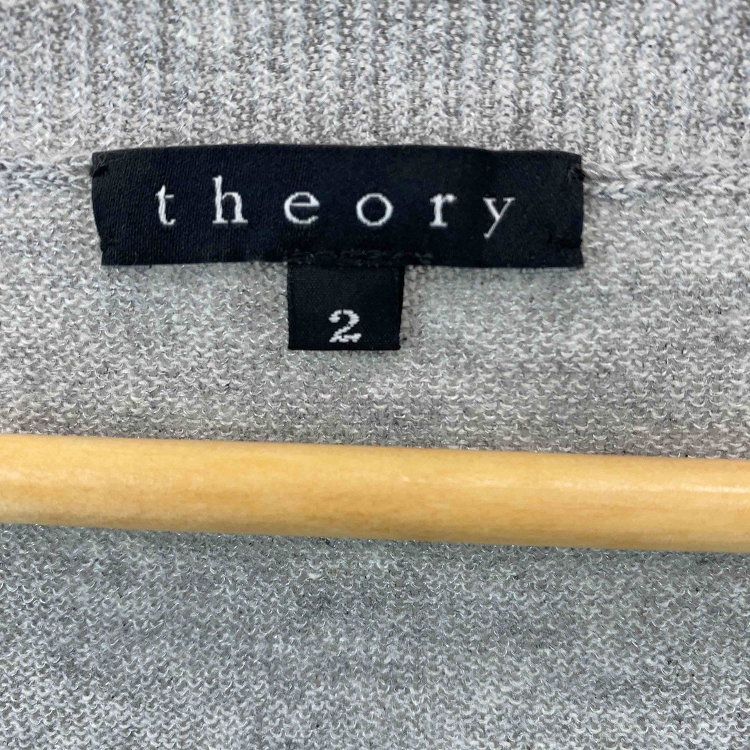 theory(セオリー)のtheory レディース セオリー ニット セーター Vネック グレー レディースのトップス(ニット/セーター)の商品写真