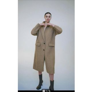 ZARA レディース ロングチェスターコート L