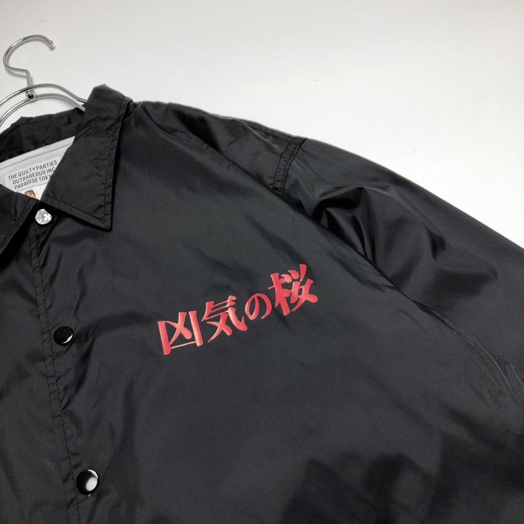 WACKO MARIA(ワコマリア)の新品　レア　WACKO MARIA×凶気の桜  コーチジャケット　ブルゾン メンズのジャケット/アウター(ナイロンジャケット)の商品写真