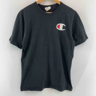 チャンピオン(Champion)のChampion メンズ チャンピオン ロゴプリント Tシャツ 半袖 黒(Tシャツ/カットソー(半袖/袖なし))