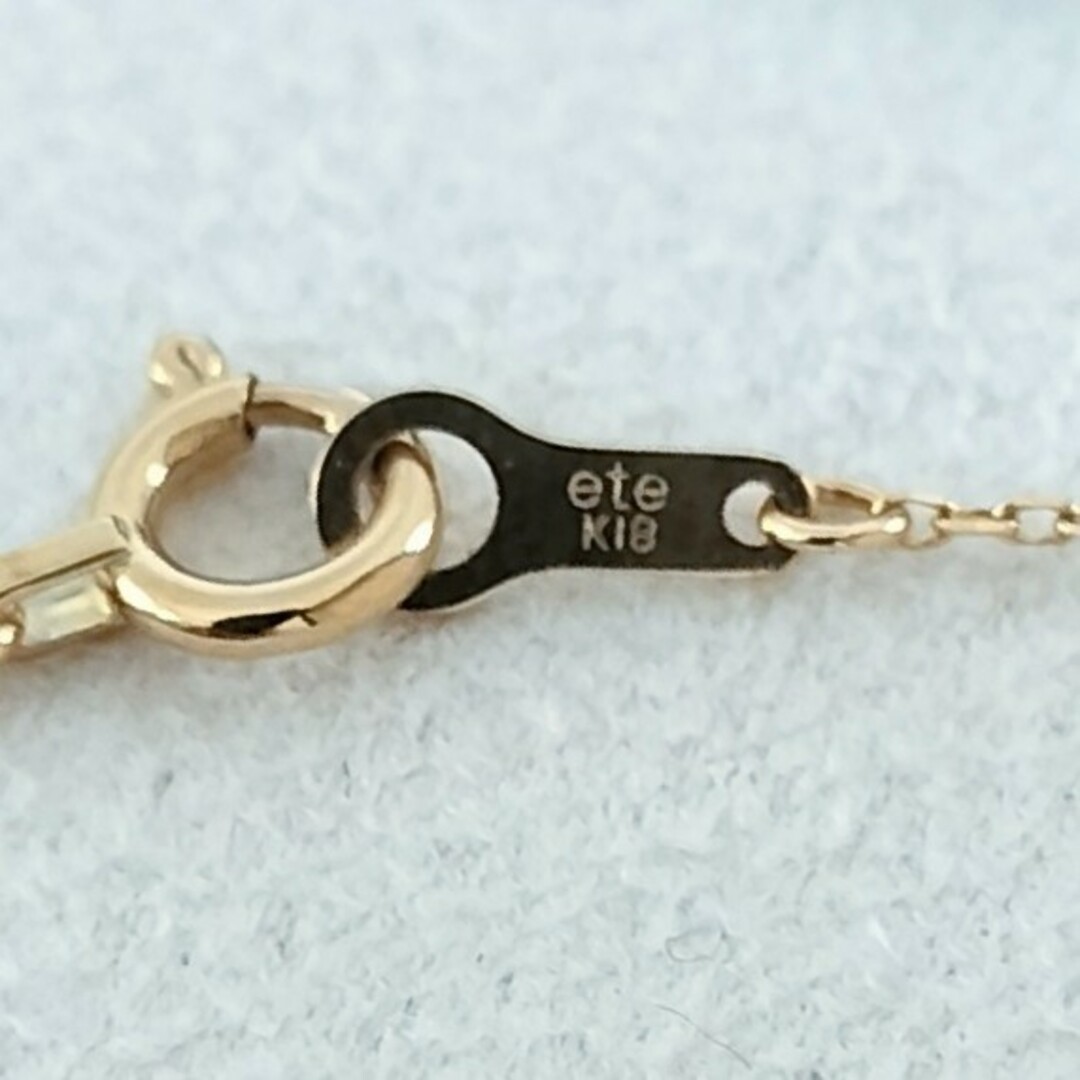 ete - ete エテ レイヤー カーヴィーライン ネックレス K18YG ete - ete エテ レイヤー カーヴィーライン ネックレス K18YG