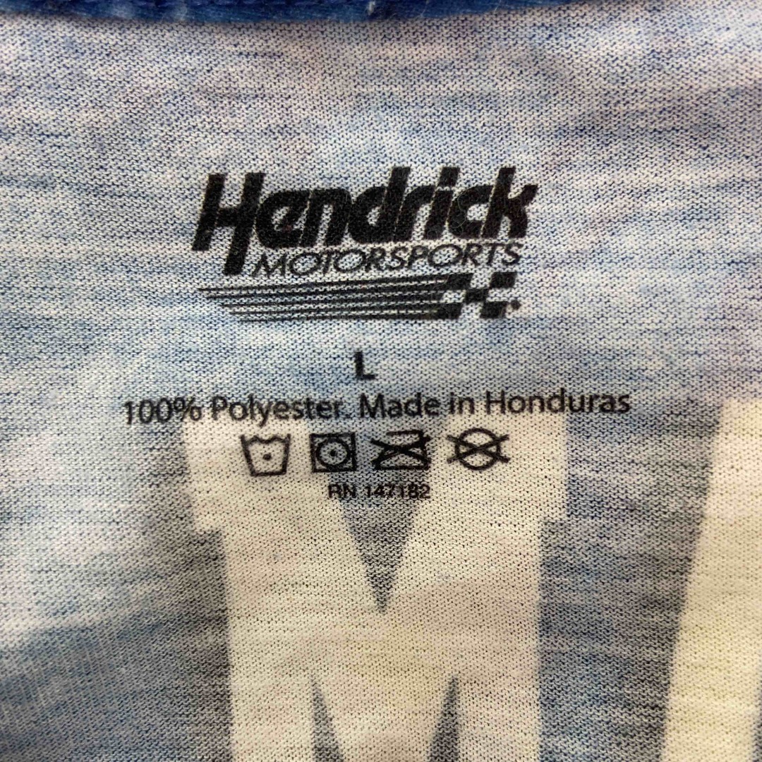 Hendrick MOTOR SPORTS メンズ  Tシャツ半袖 ブルー系 プリント メンズのトップス(Tシャツ/カットソー(半袖/袖なし))の商品写真