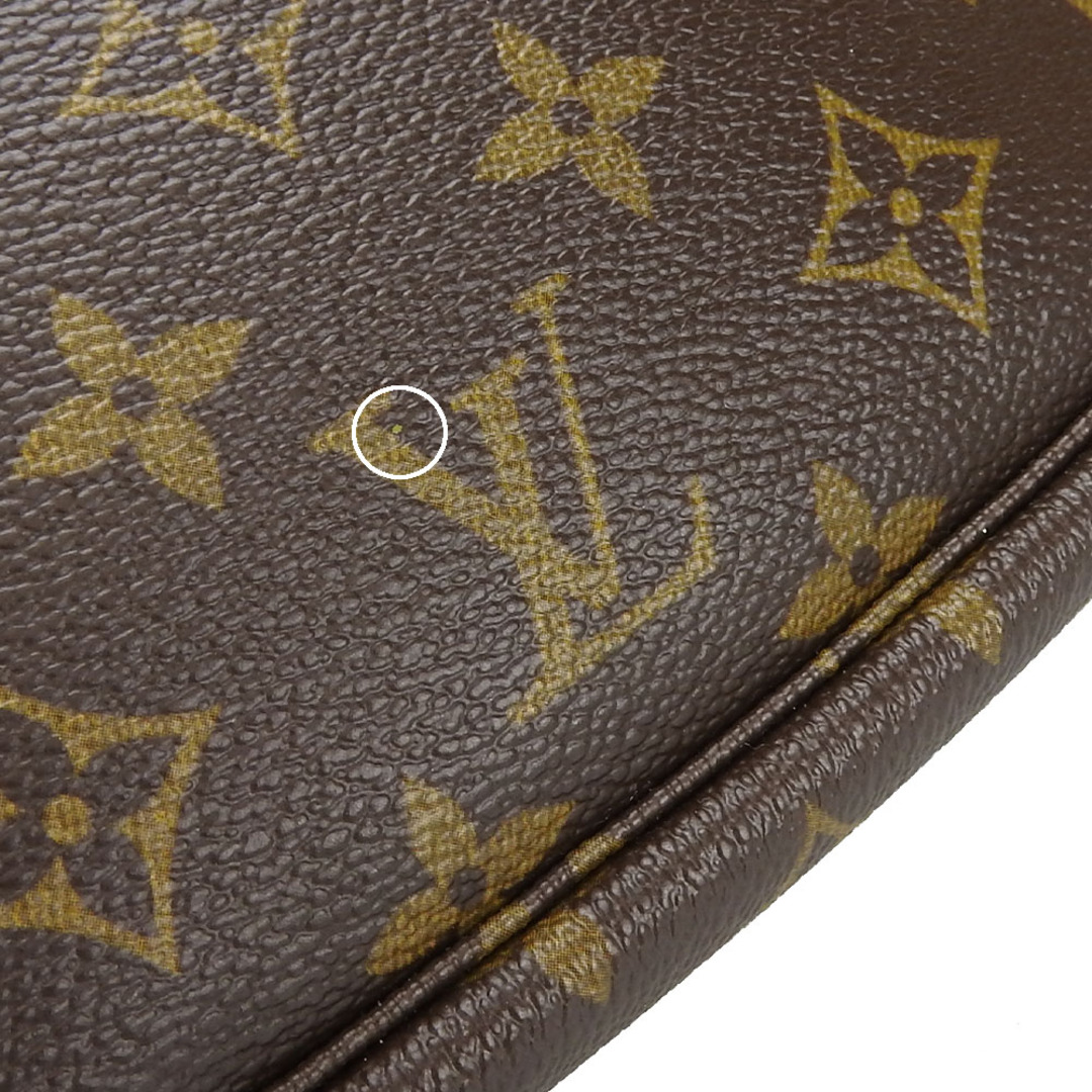 LOUIS VUITTON(ルイヴィトン)の【中古】 ルイ・ヴィトン アクセサリーポーチ ポシェット ・アクセソワール M51981 モノグラムキャンバス ブラウン - パンダ 村上 LV レディース 女性 LOUIS VUITTON レディースのファッション小物(ポーチ)の商品写真