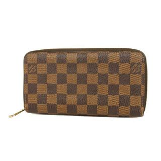 ルイヴィトン(LOUIS VUITTON)の【4fd4200】ルイヴィトン 長財布/ダミエ/ジッピーウォレット/N60015/エベヌ【中古】レディース(財布)