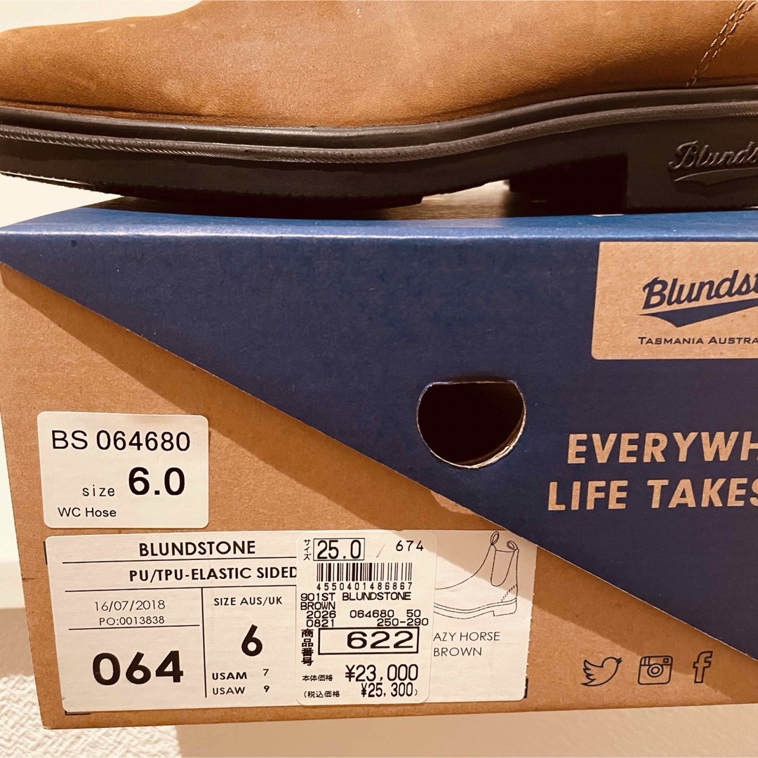 Blundstone(ブランドストーン)の【新品未使用♪天然本革】定価¥25300 ブランドストーン BLUNDSTONE メンズの靴/シューズ(ブーツ)の商品写真