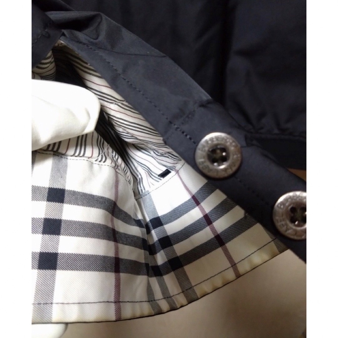 BURBERRY BLACK LABEL(バーバリーブラックレーベル)のバーバリーブラックレーベル   中綿入りジャケット　春先用　Mサイズ メンズのジャケット/アウター(ブルゾン)の商品写真