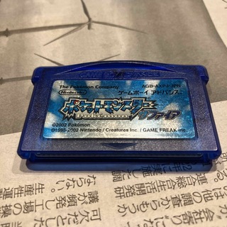 ニンテンドウ(任天堂)のポケモン　サファイア(携帯用ゲームソフト)
