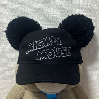 ディズニー(Disney)のミッキーポンポンキャップ(キャラクターグッズ)