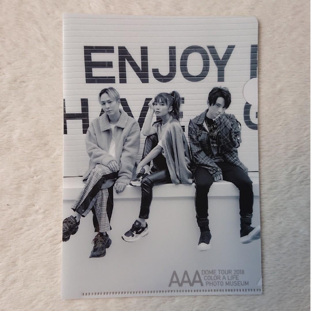 AAA(トリプルエー)のAAA フォトミュージアム クリアファイル 2枚セット エンタメ/ホビーのタレントグッズ(ミュージシャン)の商品写真