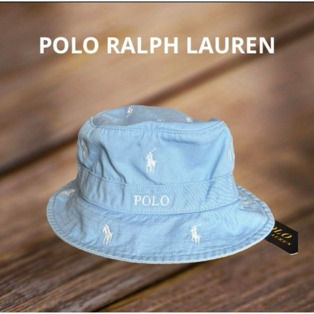 POLO RALPH LAUREN(ポロラルフローレン)のPOLO ラルフローレン　ハット　バケットハット　米国購入　新品 メンズの帽子(ハット)の商品写真