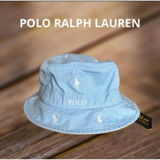 POLO ラルフローレン　ハット　バケットハット　米国購入　新品