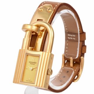 エルメス(Hermes)のエルメス HERMES H24211852 ケリーウォッチ 腕時計 クォーツ ゴールド □B刻印 レディース【中古】(腕時計)