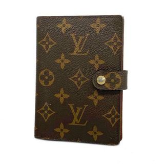 ルイヴィトン(LOUIS VUITTON)の【4fd4371】ルイヴィトン 手帳カバー/モノグラム/アジェンダPM/R20005/ブラウン【中古】メンズ/レディース/ユニセックス(その他)