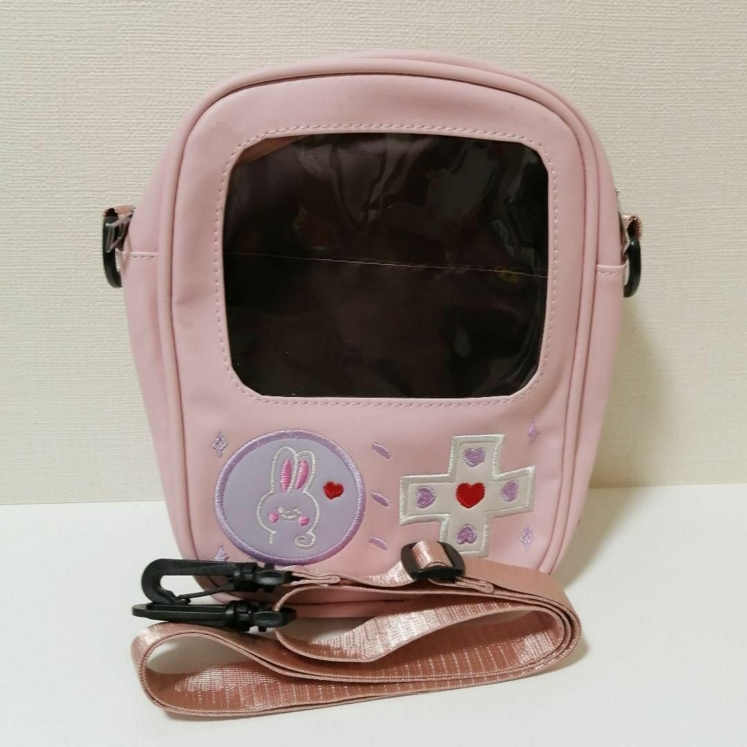 推し活・オタ活に♡ゲーム機型痛バッグ 痛バ 痛ショルダーバッグ レディース♡桃色 レディースのバッグ(ショルダーバッグ)の商品写真