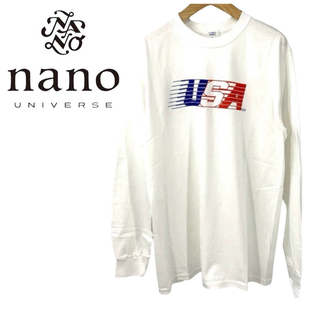 ナノユニバース(nano・universe)のnano・universe ナノユニバース ☆ M メンズ  別注 ロンT(Tシャツ/カットソー(七分/長袖))