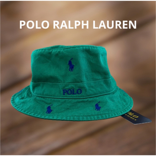 ポロラルフローレン(POLO RALPH LAUREN)のPOLO ラルフローレン　ハット　バケットハット　米国購入　新品(ハット)
