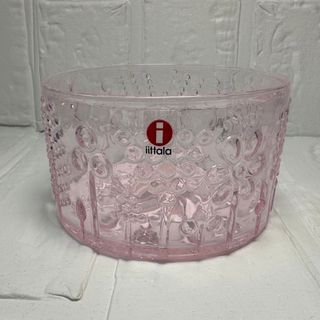 イッタラ(iittala)の①廃番 新品 ピンク フローラ 100mm ボウル イッタラ(食器)